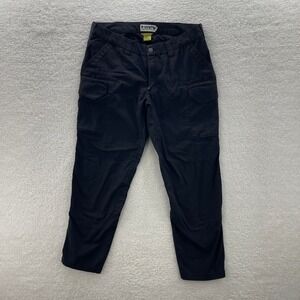 First Tactical Pants Womens 22 Black Ripstop Cargo Military Tactical Utility